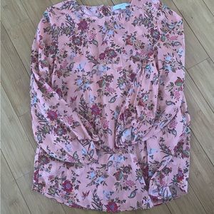 LOFT Maternity Floral Blouse